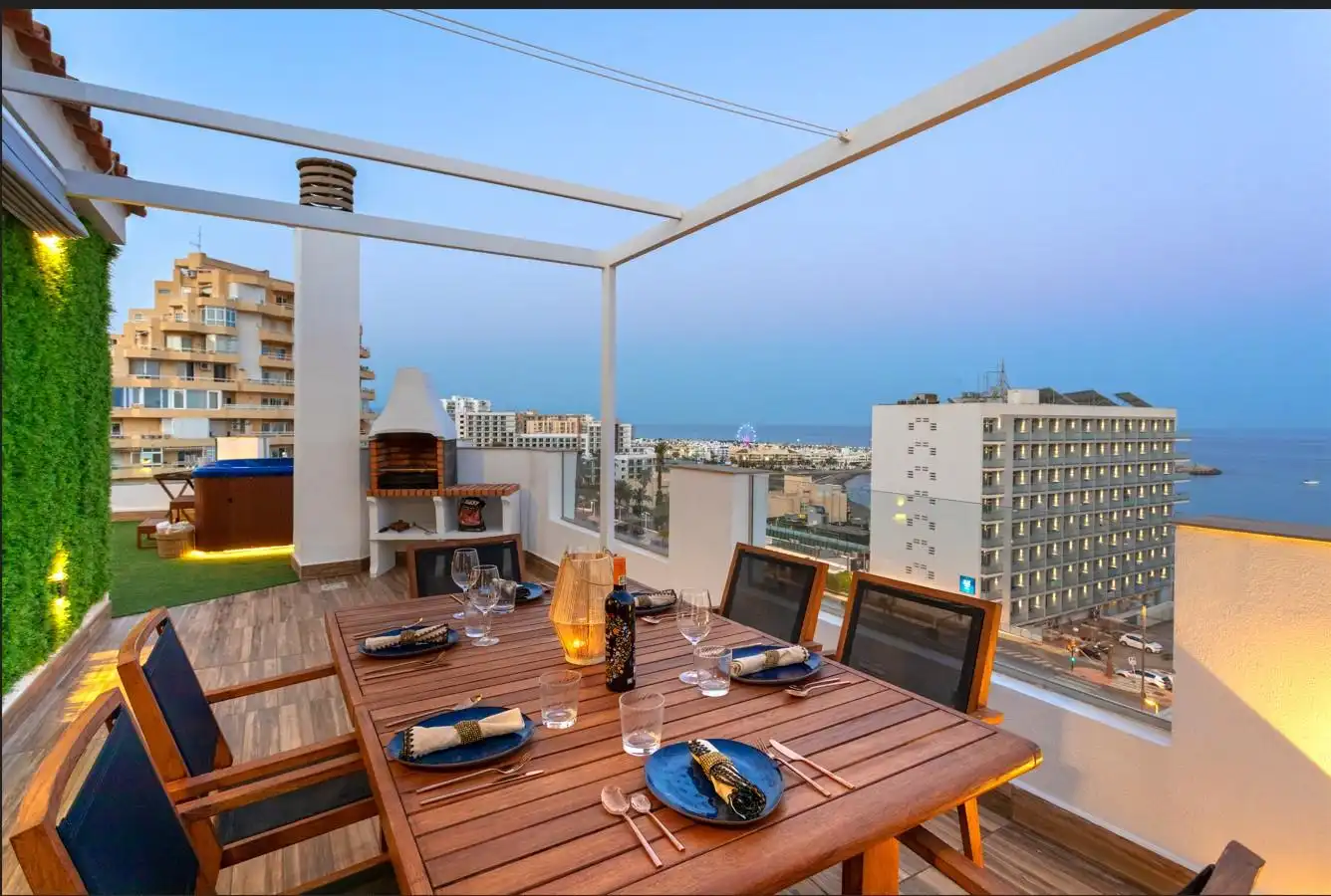 Terrace of Apartments for sale in Benalmádena  with Air Conditioner, Terrace and Furnished