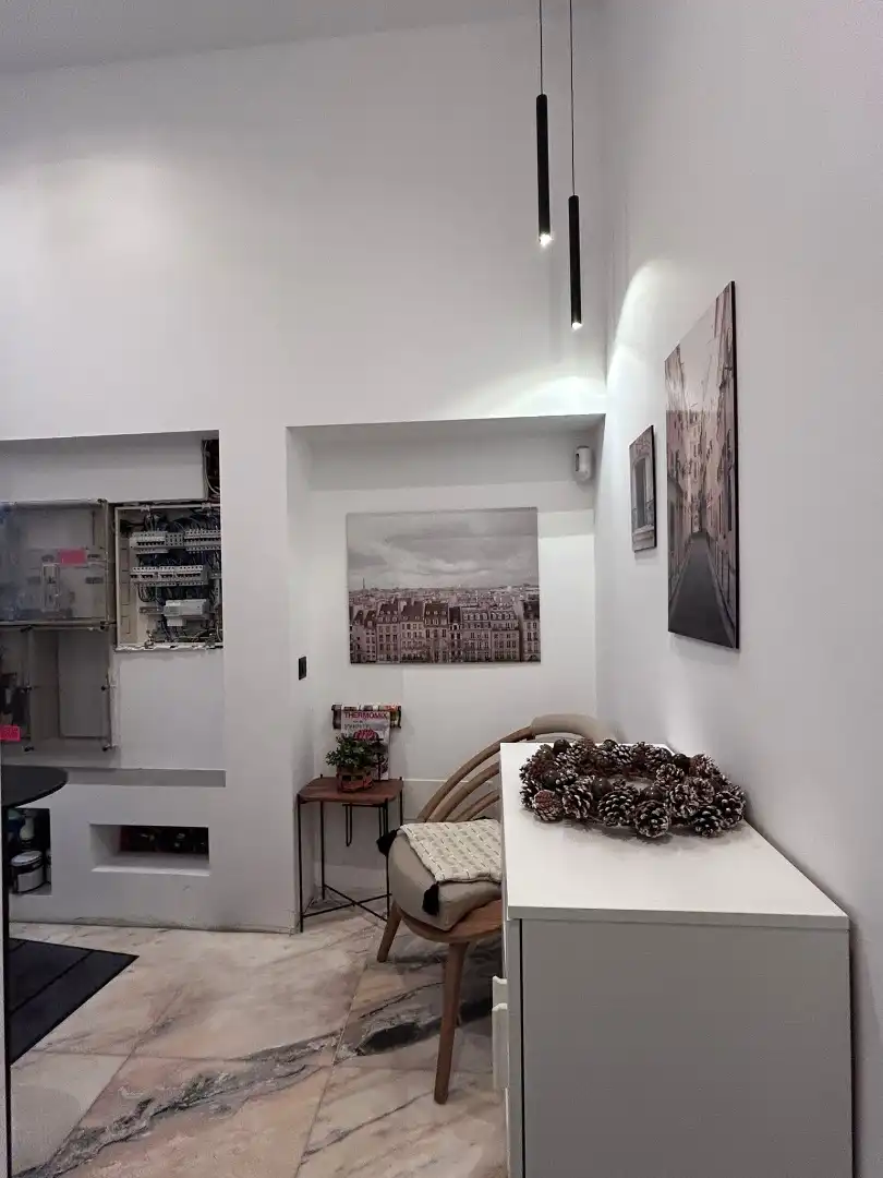 Sala d'estar de Casa adosada en venda en Santa Cruz de Tenerife amb Aire condicionat, Parquet i Terrassa