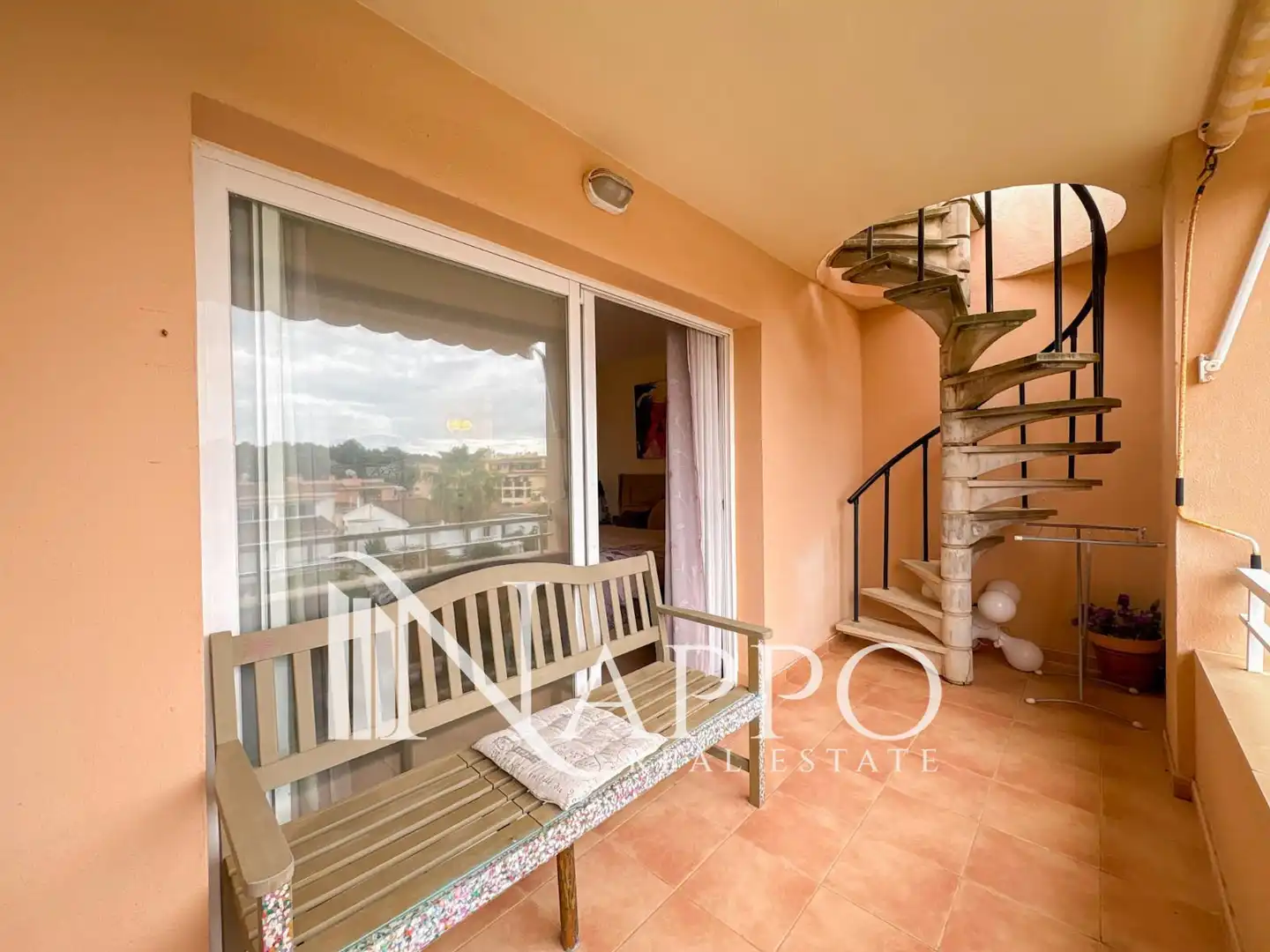 Balcony of Duplexes for sale in Llucmajor  with Air Conditioner, Terrace and Swimming Pool
