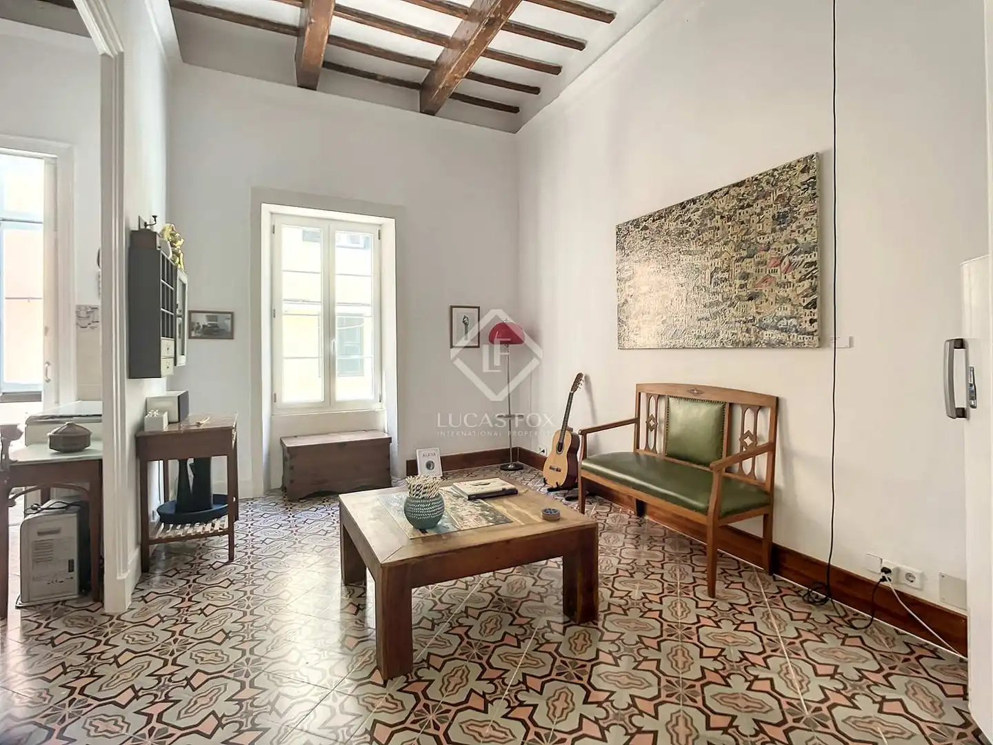 Living room of Houses for sale in Maó - Mahón  with Air Conditioner, Heating and Parquet flooring