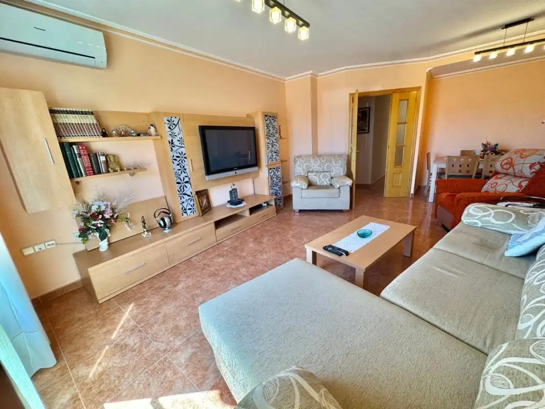 Living room of Flat for sale in Ayora  with Air Conditioner, Heating and Terrace