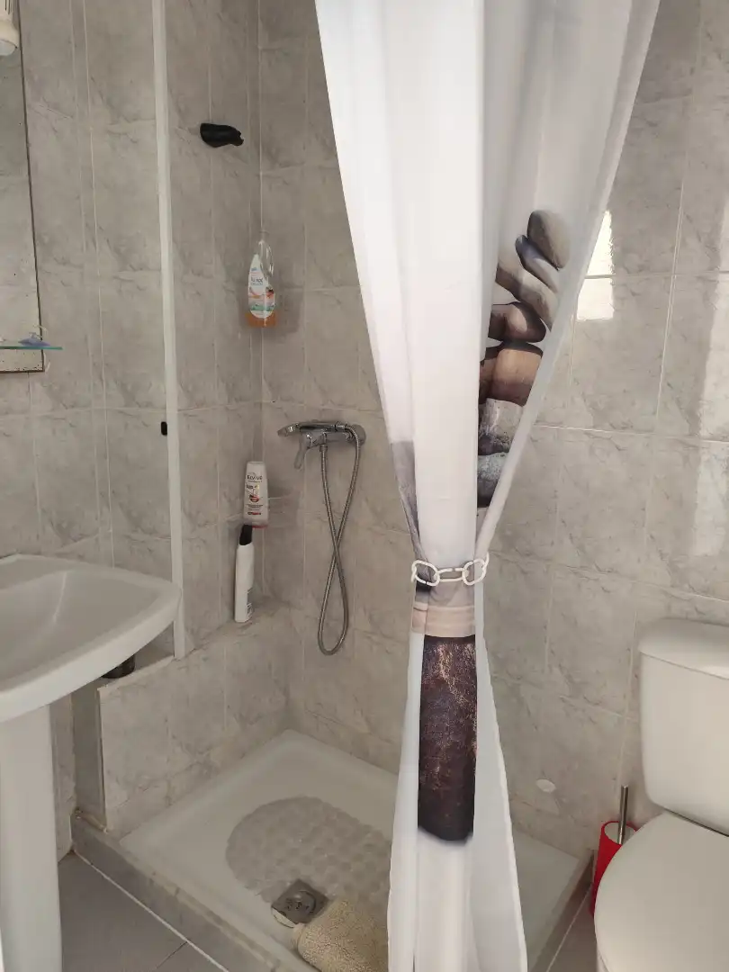 Bathroom of Flat for rent in Calonge i Sant Antoni  with Air Conditioner, Heating and Furnished