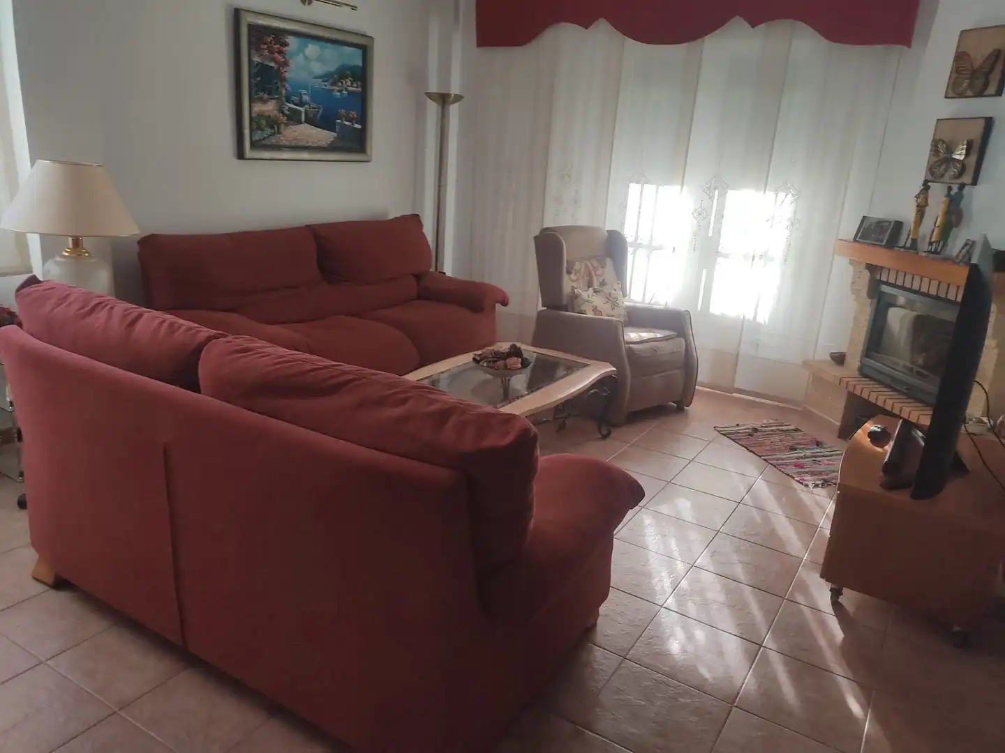 Sala de estar de Casa o chalet de alquiler en Ronda con Aire acondicionado, Calefacción y Jardín privado