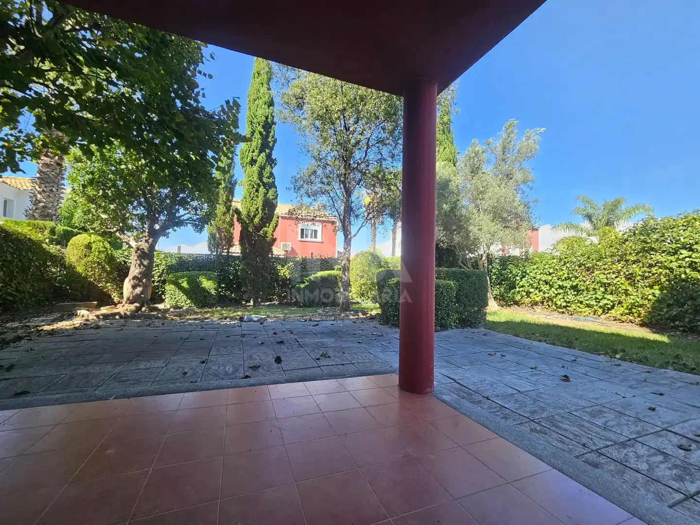 Jardín de Casa adosada en venta en Montealegre 