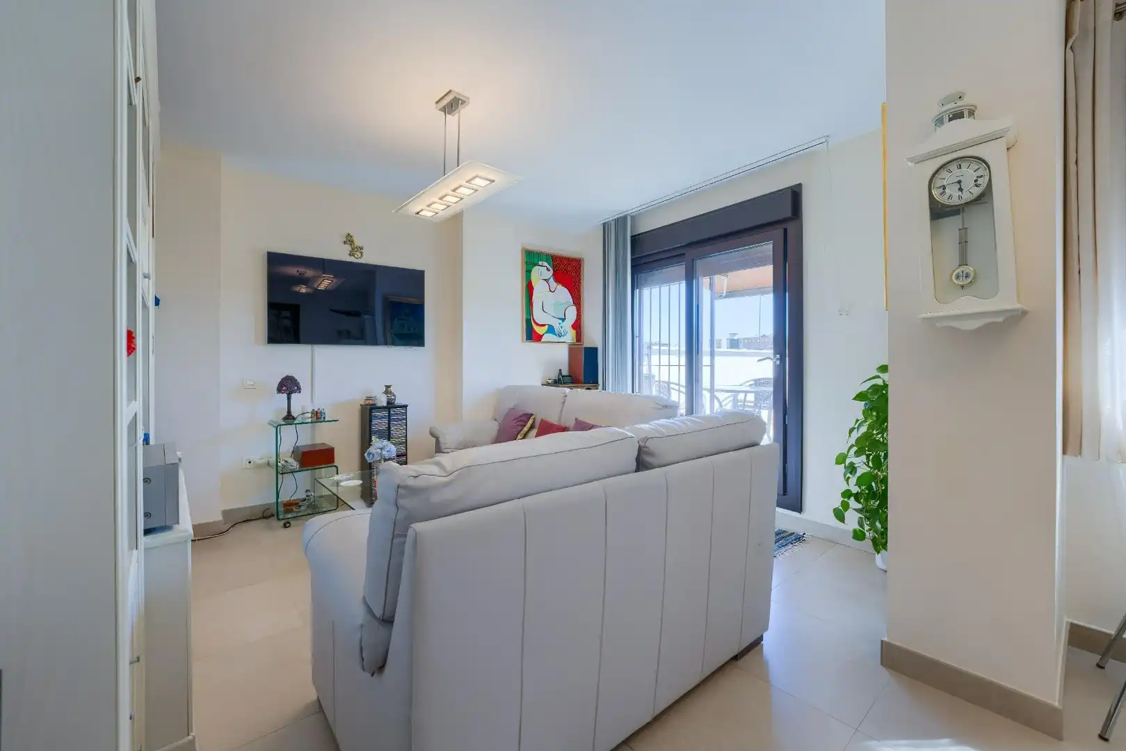 Wohnzimmer von Dachboden zum Verkauf in Sevilla mit Klimaanlage, Heizung und Terrasse