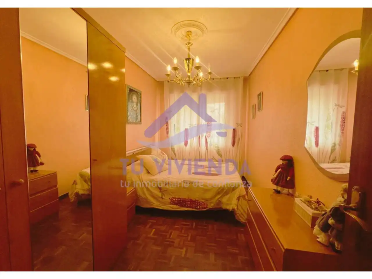 Bedroom of Flat for sale in Valladolid  with Heating and Terrace