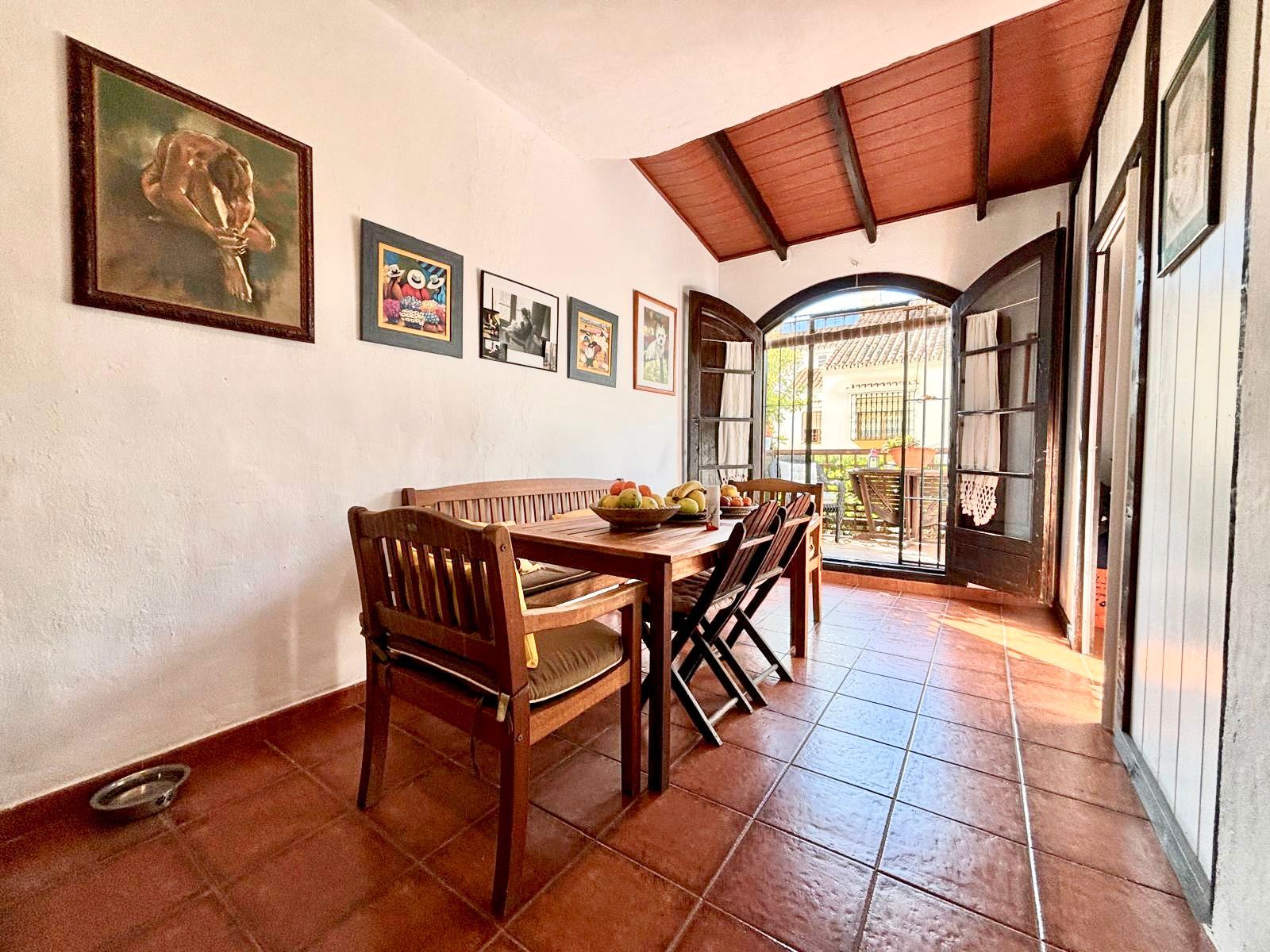 Esszimmer von Maisonette zum Verkauf in Benalmádena mit Klimaanlage
