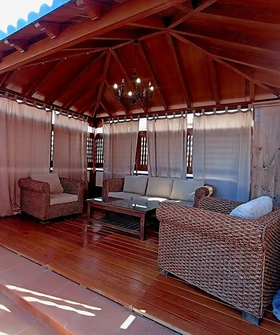 Terraza de Casa adosada en venta en Santiago del Teide con Trastero, Jacuzzi y Piscina comunitaria