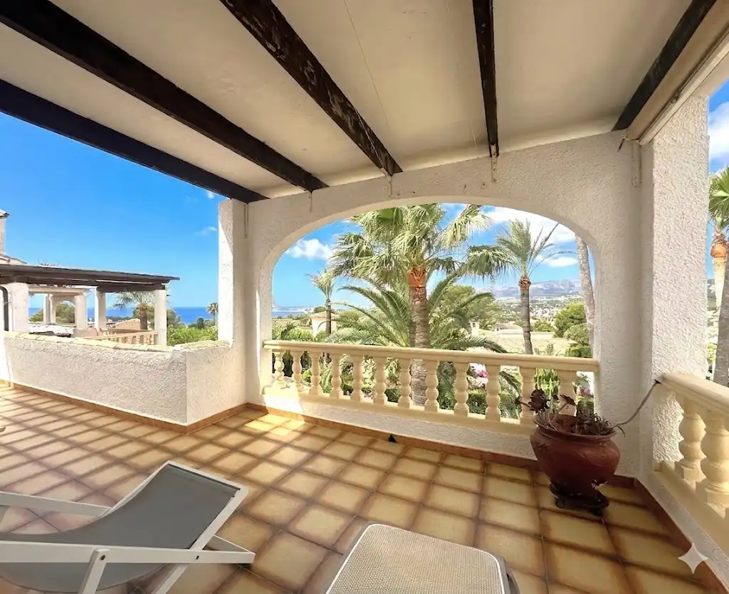 Terraza de Casa o chalet en venta en Moraira con Aire acondicionado, Calefacción y Jardín privado