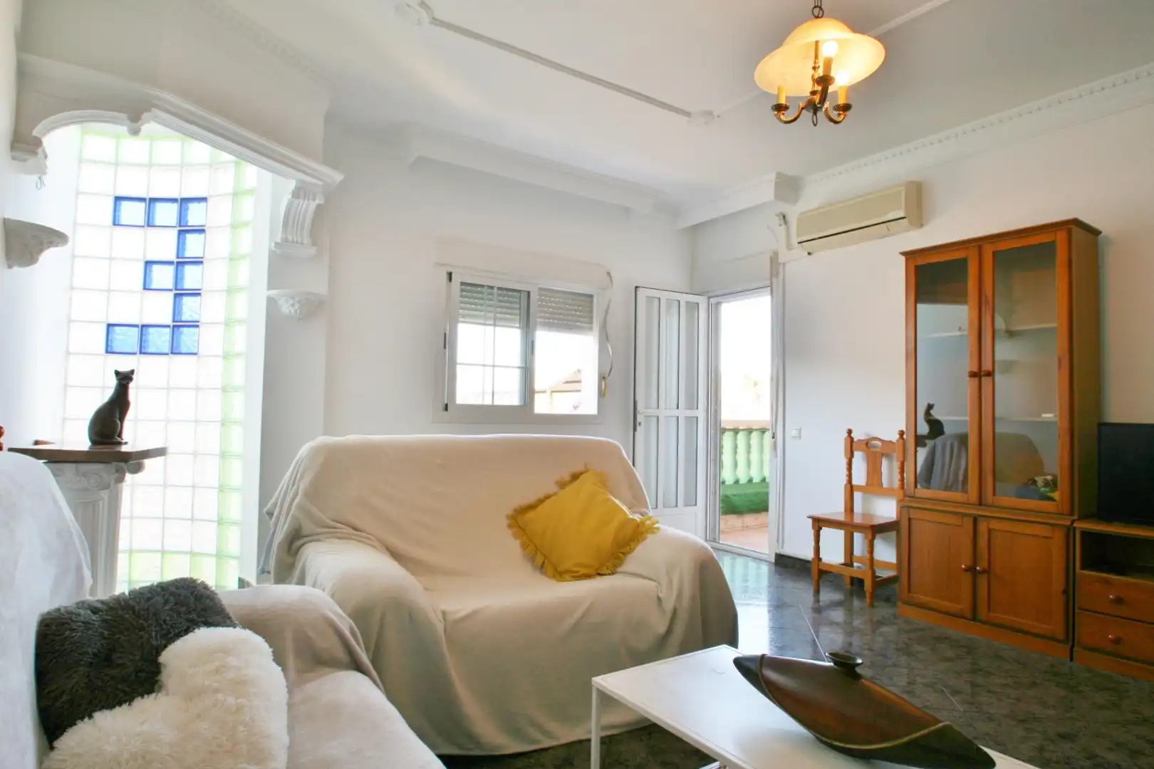Living room of Flat for sale in Níjar  with Air Conditioner, Heating and Terrace
