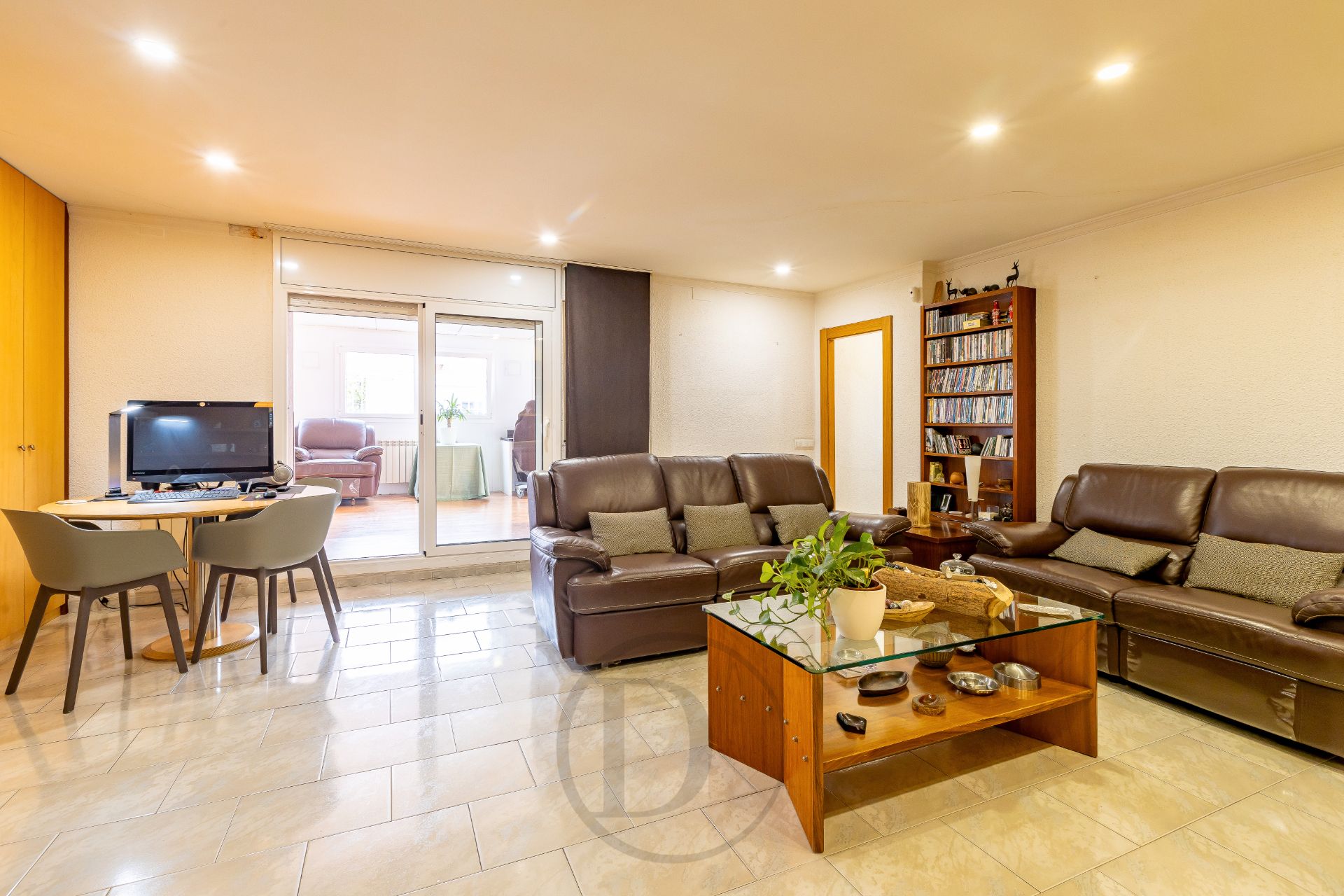 Living room of Duplex for sale in  Barcelona Capital  with Air Conditioner, Heating and Terrace
