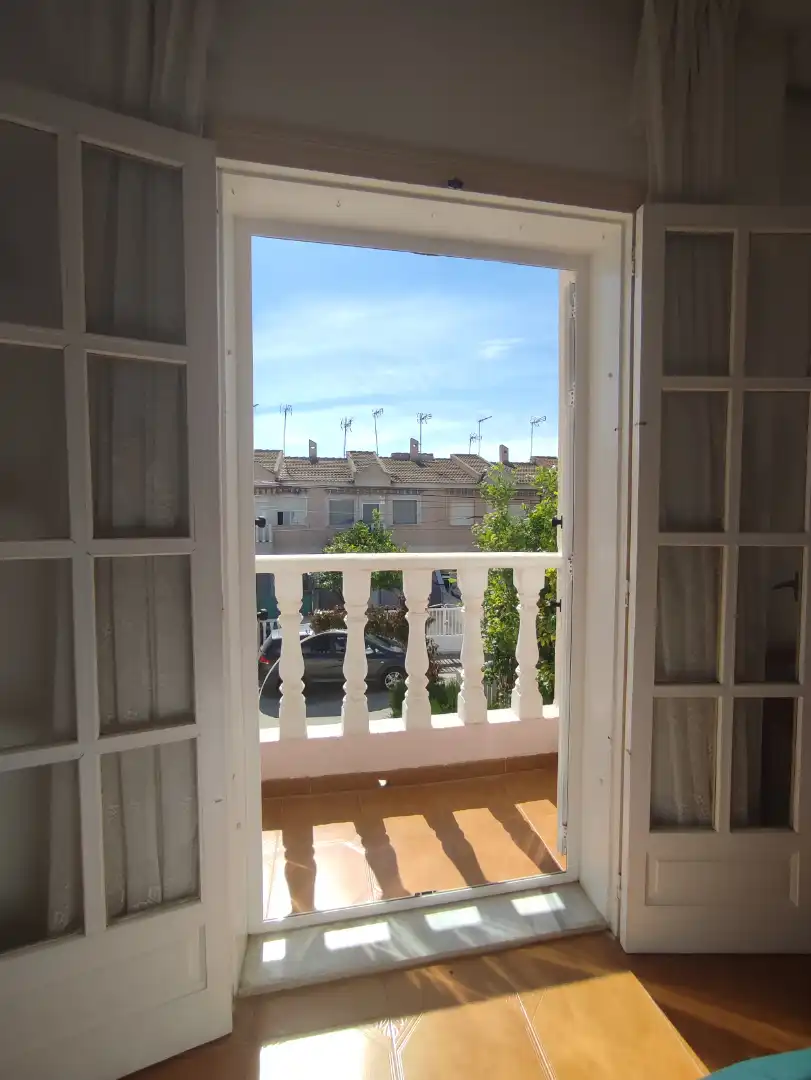 Terraza de Casa adosada en venta en San Pedro del Pinatar con Aire acondicionado, Calefacción y Jardín privado