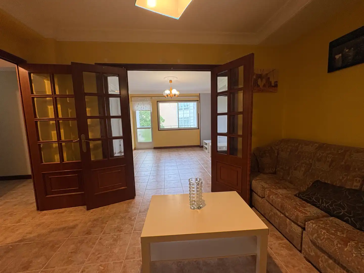 Sala de estar de Piso en venta en Ferrol con Amueblado y Balcón