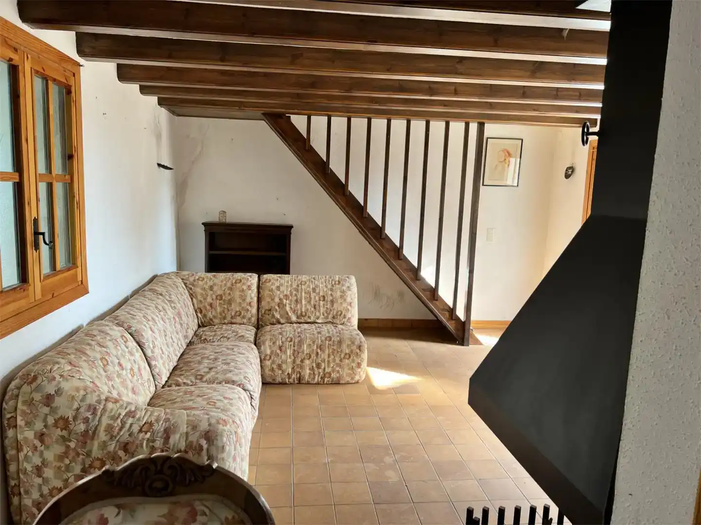 Sala d'estar de Finca rústica en venda en Querol amb Piscina