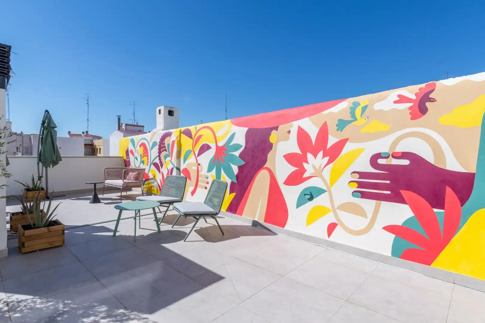 Terrace of Study for rent in Madrid
