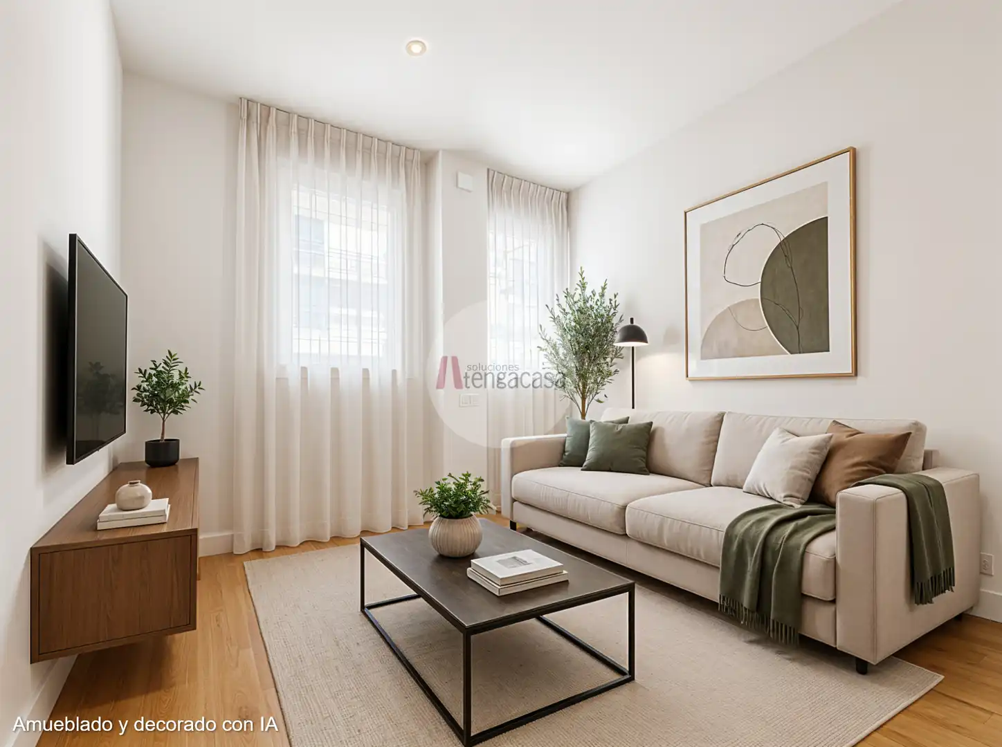 Sala d'estar de Apartament en venda en Madrid amb Aire condicionat, Calefacció i Parquet