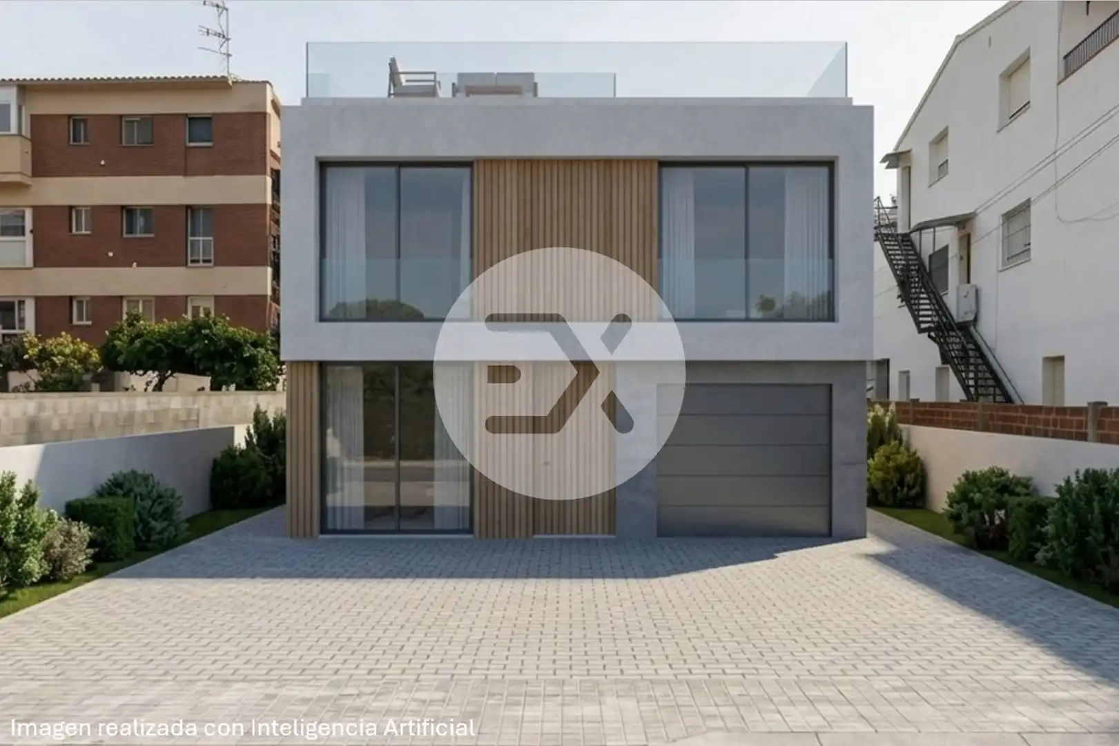 Vista exterior de Residencial en venda en Castelldefels