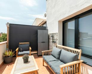 Terrace of Flat to rent in  Barcelona Capital  with Air Conditioner, Heating and Furnished