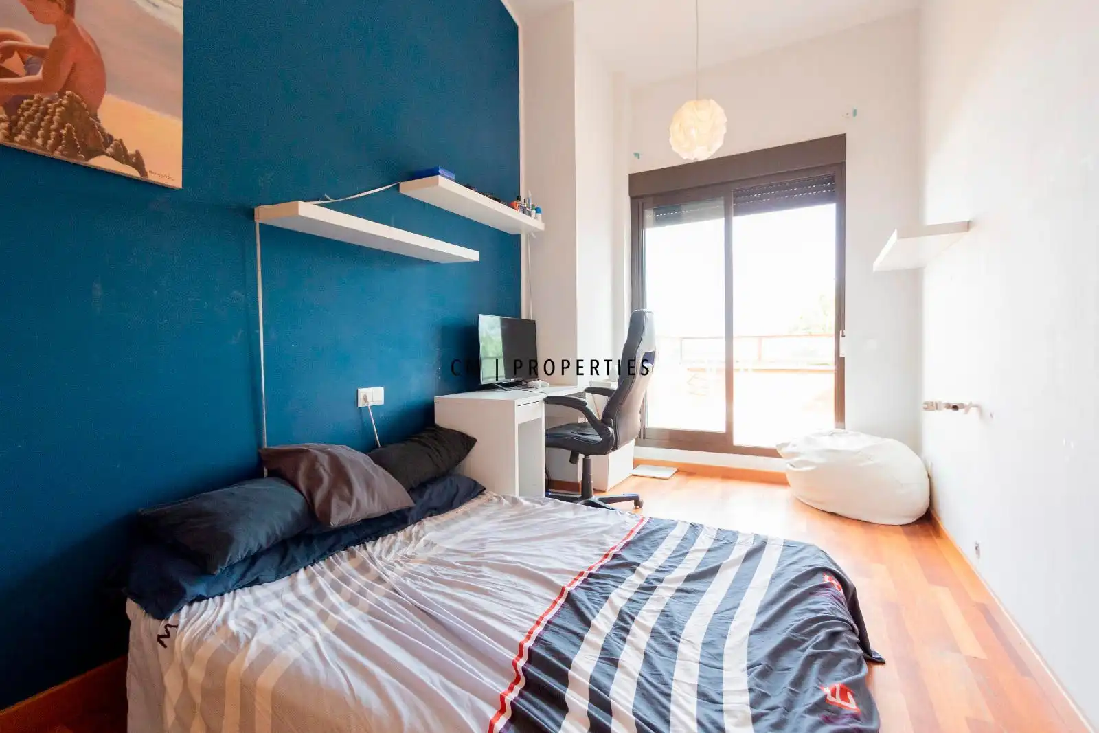 Habitación de Casa adosada de alquiler en Bétera con Aire acondicionado, Calefacción y Parquet