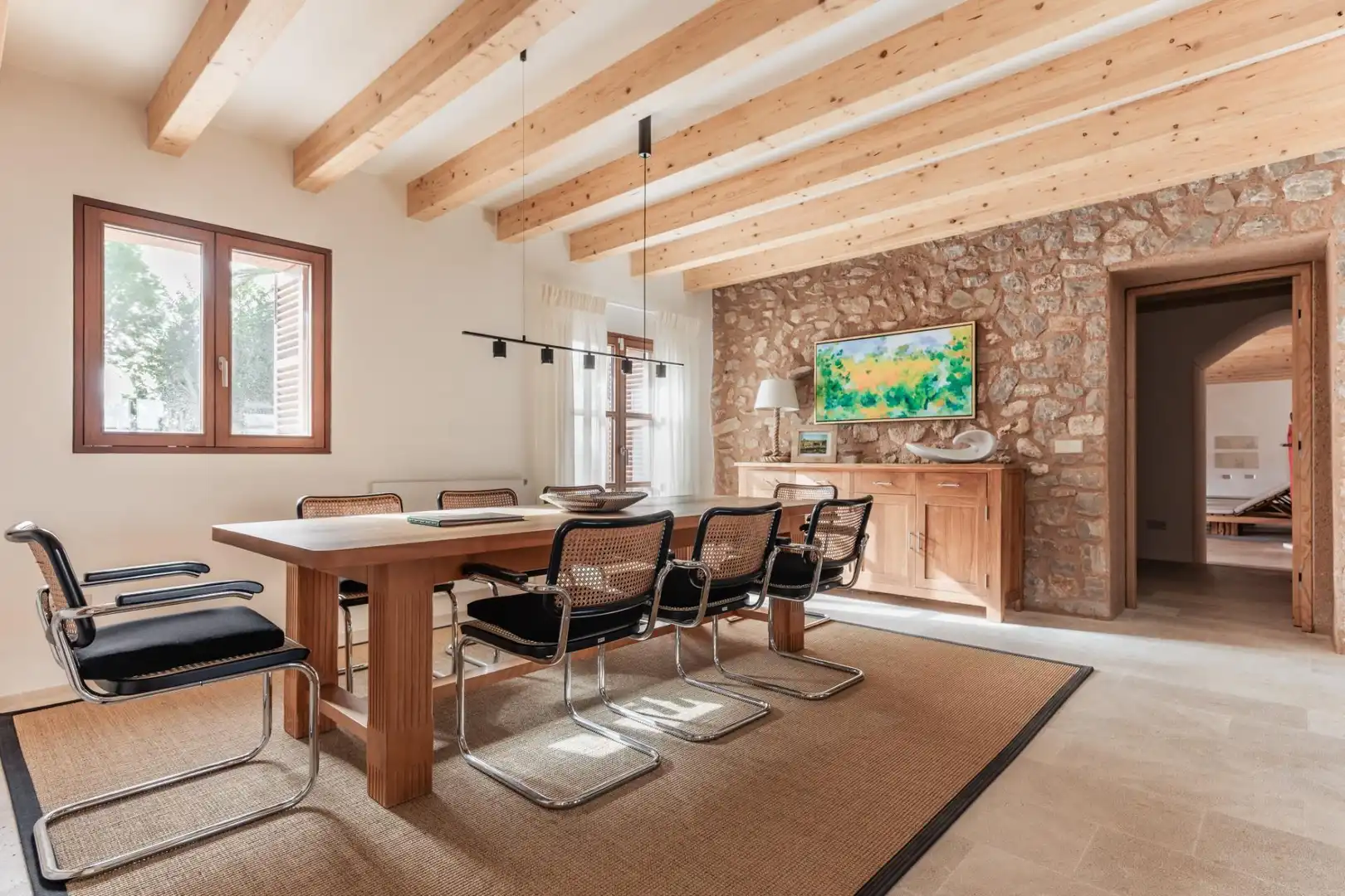 Dining room of Country homes for sale in Sant Llorenç des Cardassar  with Air Conditioner, Heating and Private garden