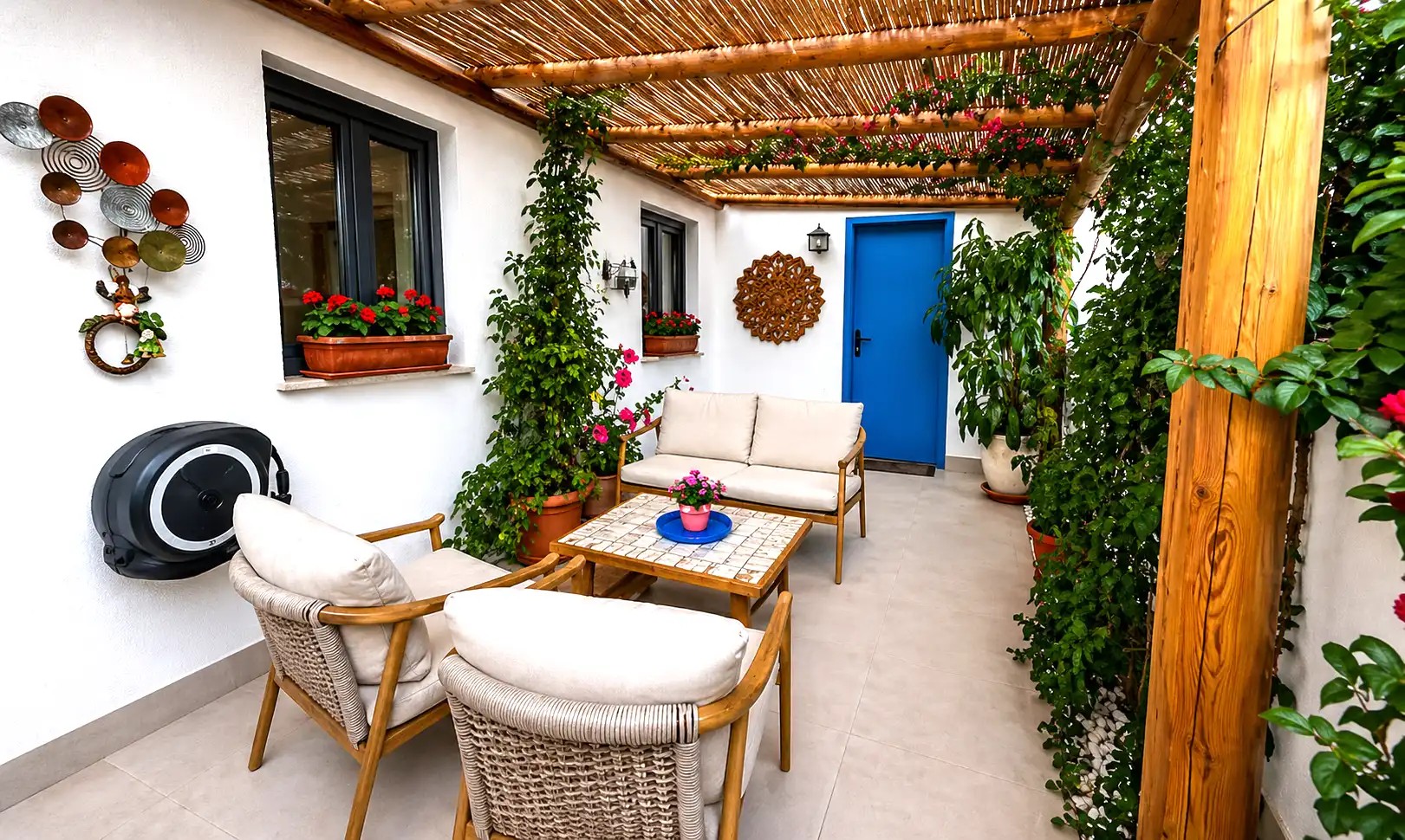 Terrace of Detached homes for sale in San Pedro del Pinatar  with Air Conditioner, Private garden and Terrace