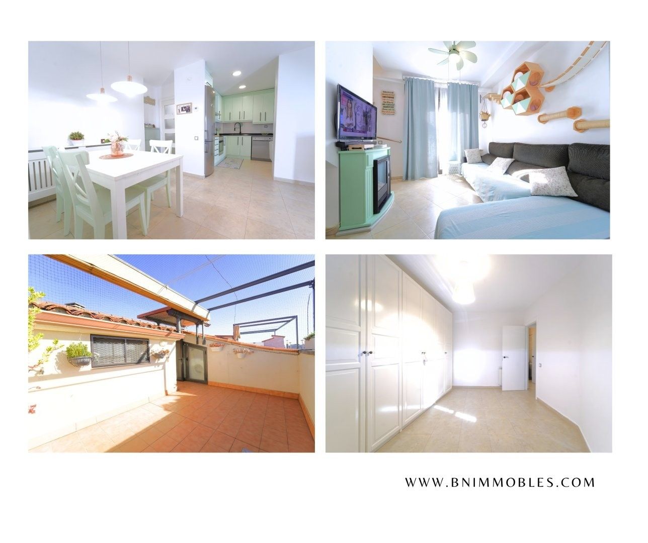 Vista exterior de Dúplex en venta en Terrassa con Calefacción y Terraza