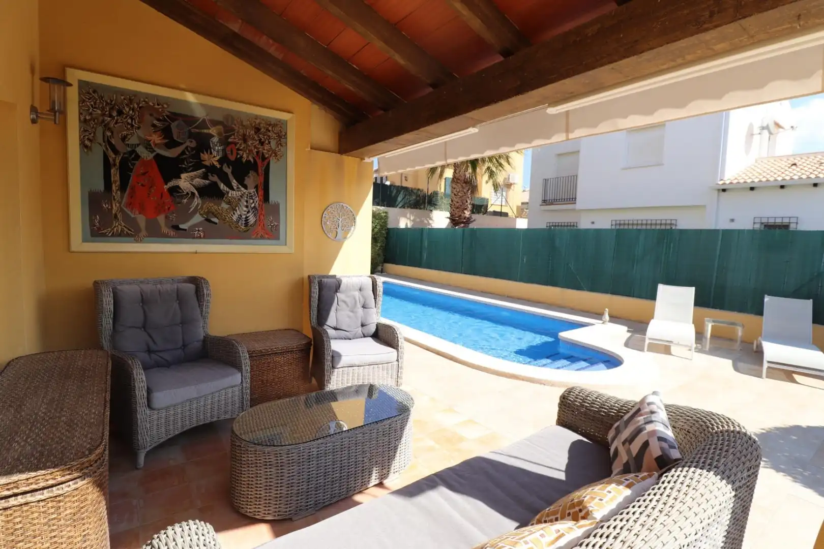 Terrassa de Casa o xalet en venda en Fortuna amb Aire condicionat, Calefacció i Jardí privat