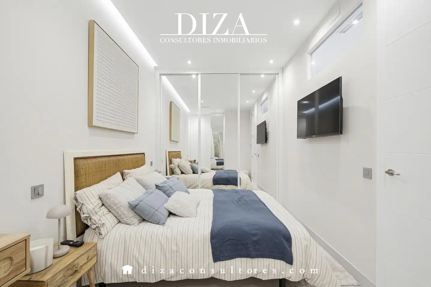 Schlafzimmer von Erdgeschoss zum Verkauf in Madrid mit Klimaanlage und Möbliert