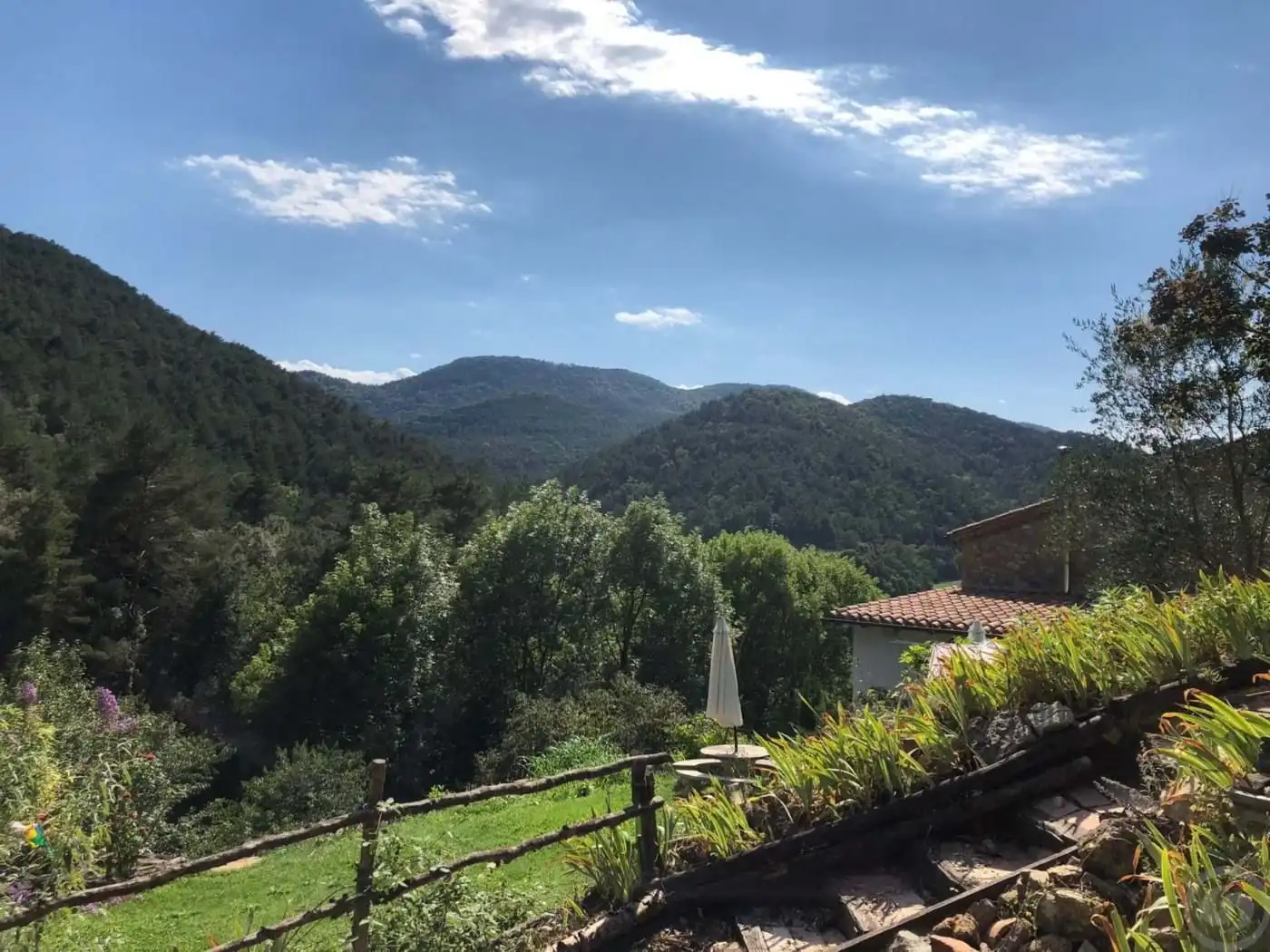 Garden of Houses for sale in La Vall de Bianya  with Heating, Terrace and Storage room
