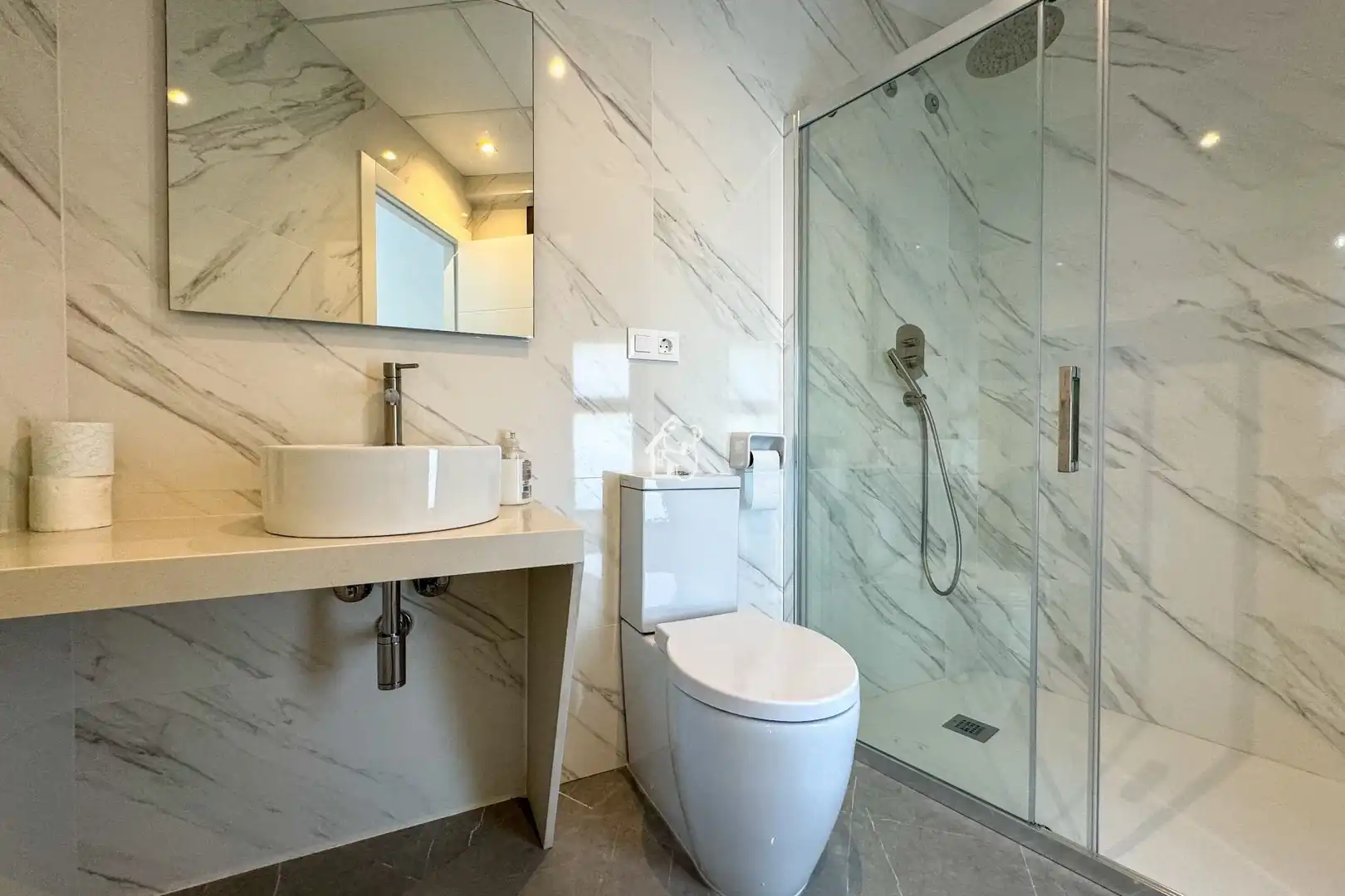 Bathroom of Houses for rent in Orihuela  with Air Conditioner, Swimming Pool and Furnished