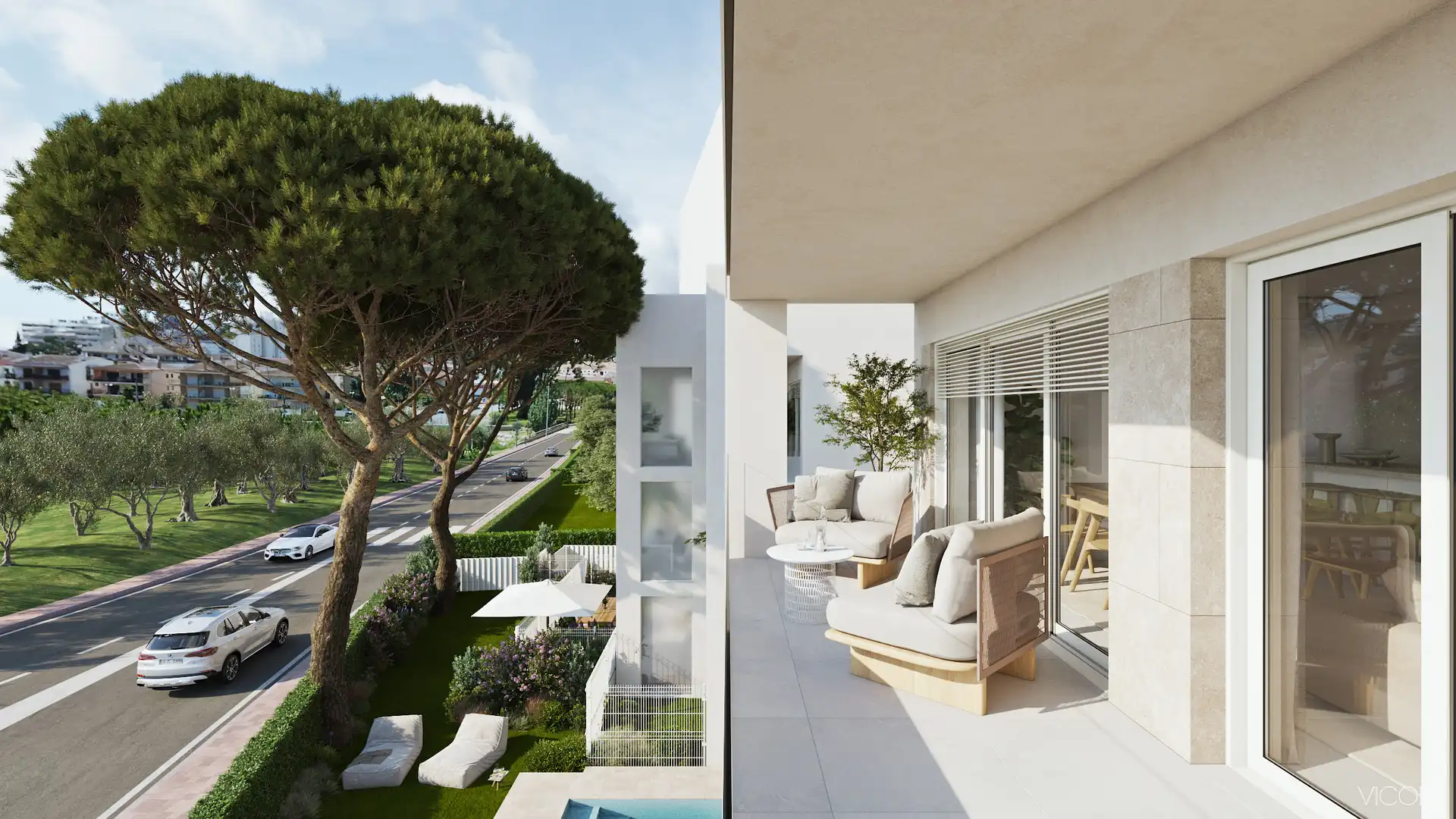 Terrace of Flat for sale in Calonge i Sant Antoni  with Air Conditioner, Private garden and Terrace
