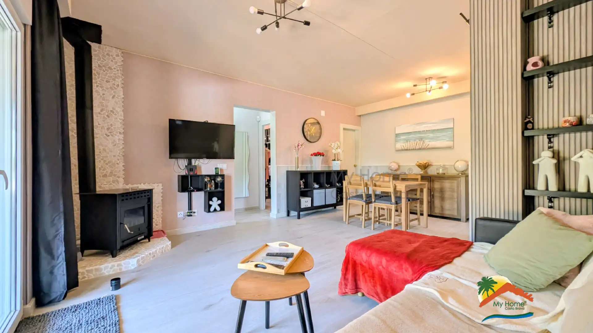Sala de estar de Casa o chalet en venta en Vidreres con Calefacción, Jardín privado y Trastero