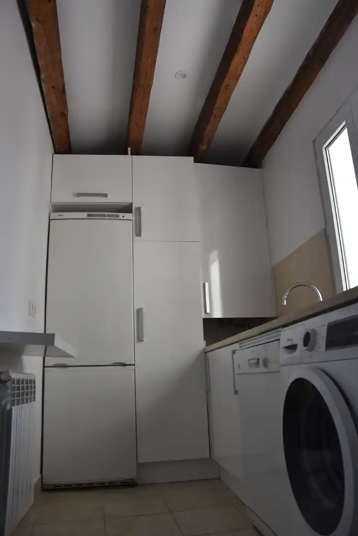 Cocina de Ático de alquiler en Madrid con Aire acondicionado, Calefacción y Parquet