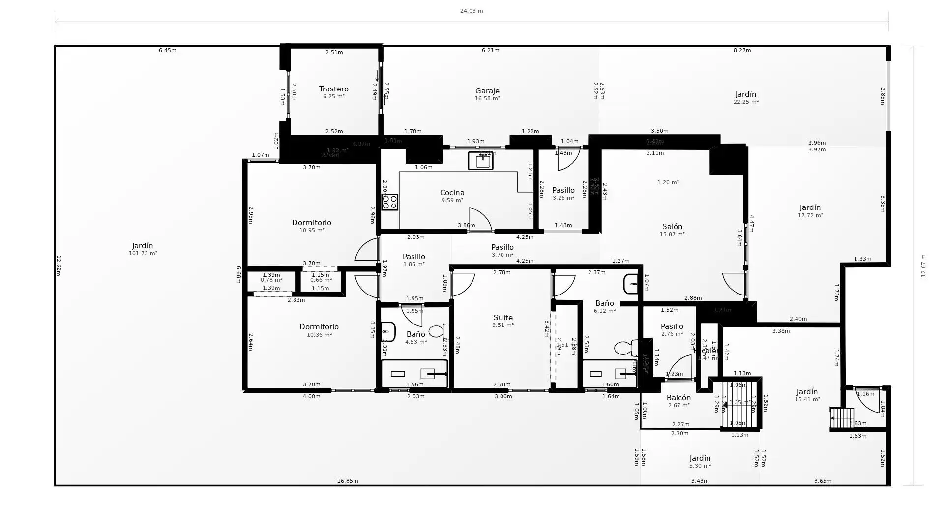 Haus oder Chalet zum Verkauf in Madrid mit Klimaanlage, Heizung und Privatgarten