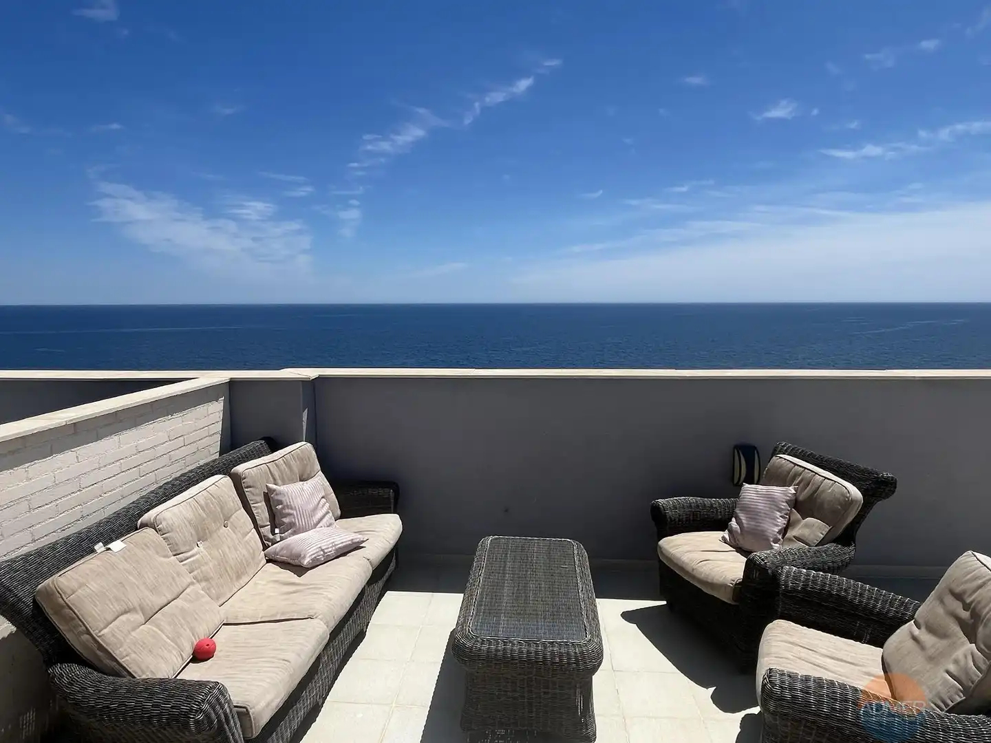Terrasse von Wohnung zum Verkauf in La Manga del Mar Menor mit Klimaanlage, Heizung und Terrasse