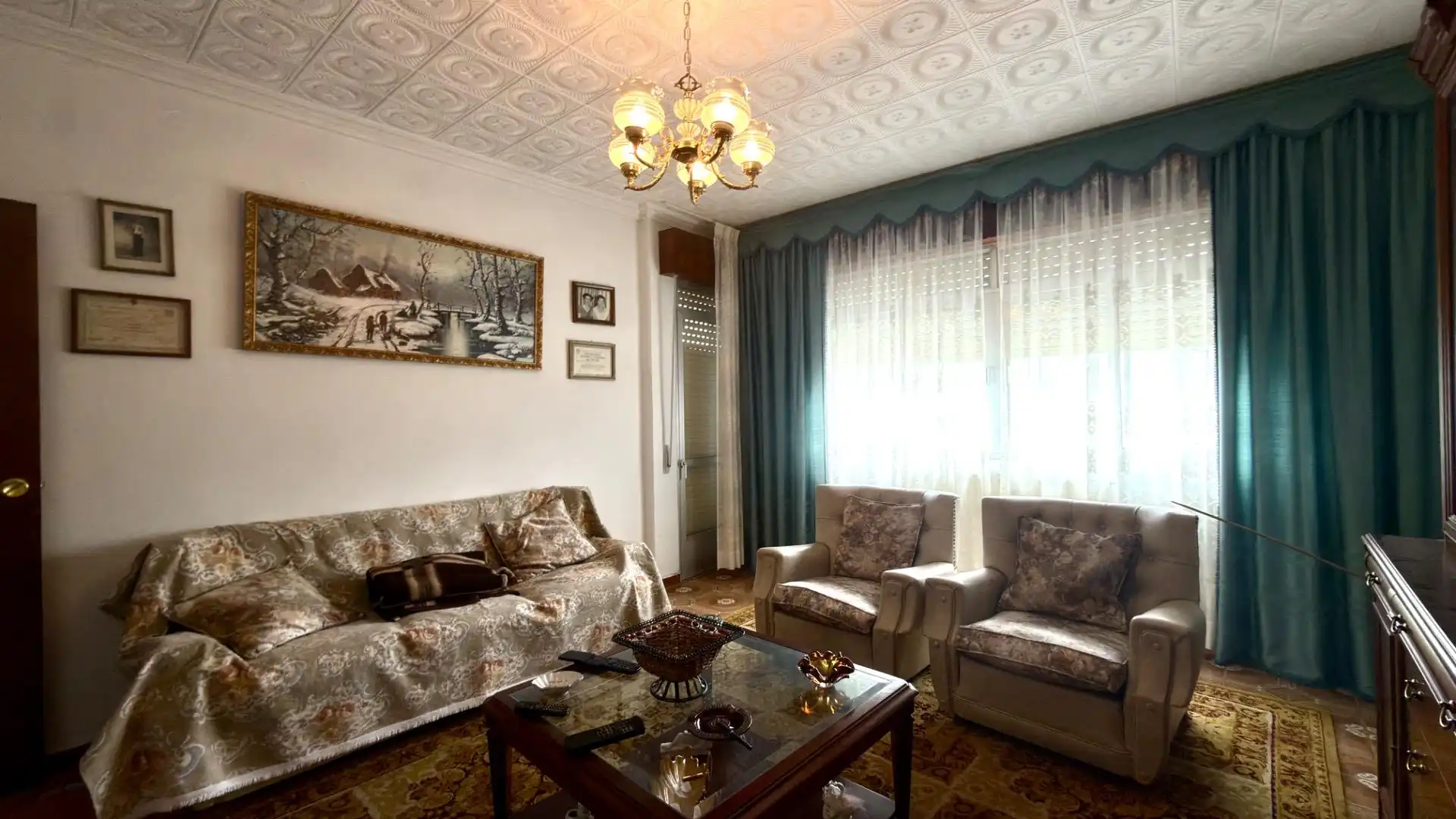 Sala de estar de Casa o chalet en venta en Baltar con Jardín privado, Trastero y Amueblado