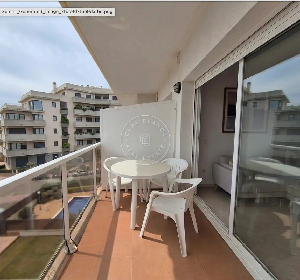 Balcony of Attic for sale in Lloret de Mar  with Heating, Terrace and Storage room