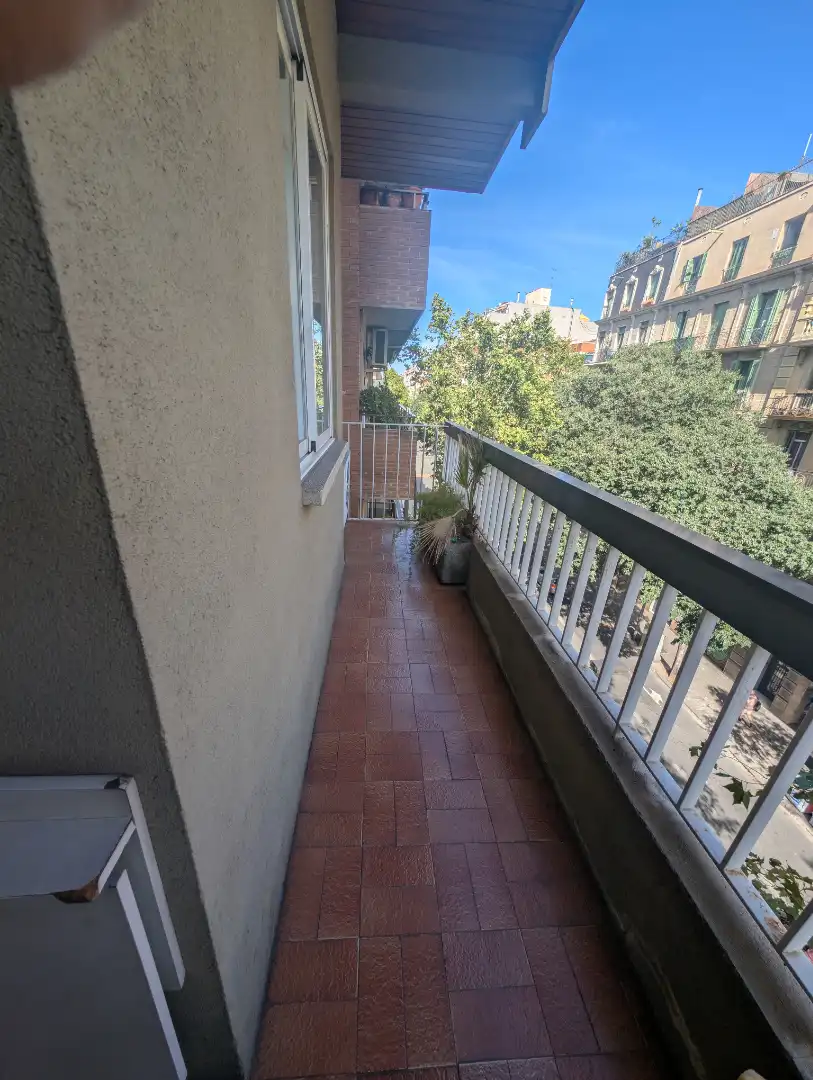 Balcony of Flat for sale in Barcelona  with Air Conditioner, Heating and Oven