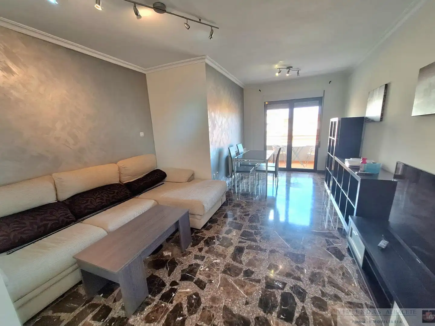 Living room of Flat for sale in Albacete  with Air Conditioner, Heating and Furnished