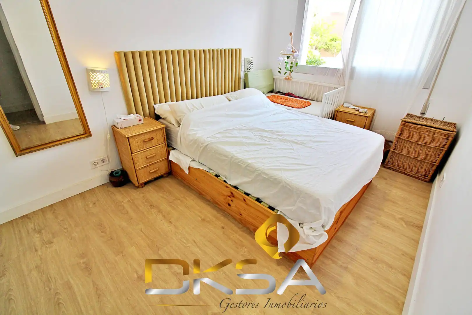 Bedroom of Flat for rent in Castellón de la Plana / Castelló de la Plana  with Heating, Parquet flooring and Furnished