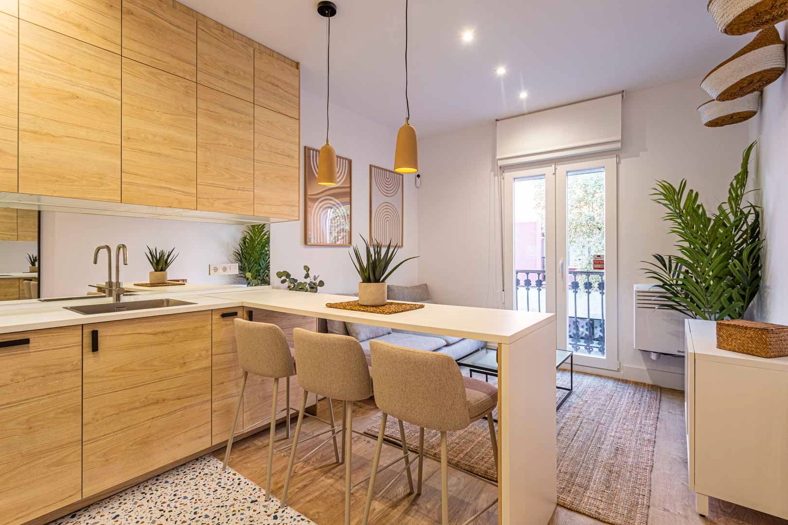 Cocina de Piso en venta en  Madrid Capital con Aire acondicionado, Calefacción y Amueblado