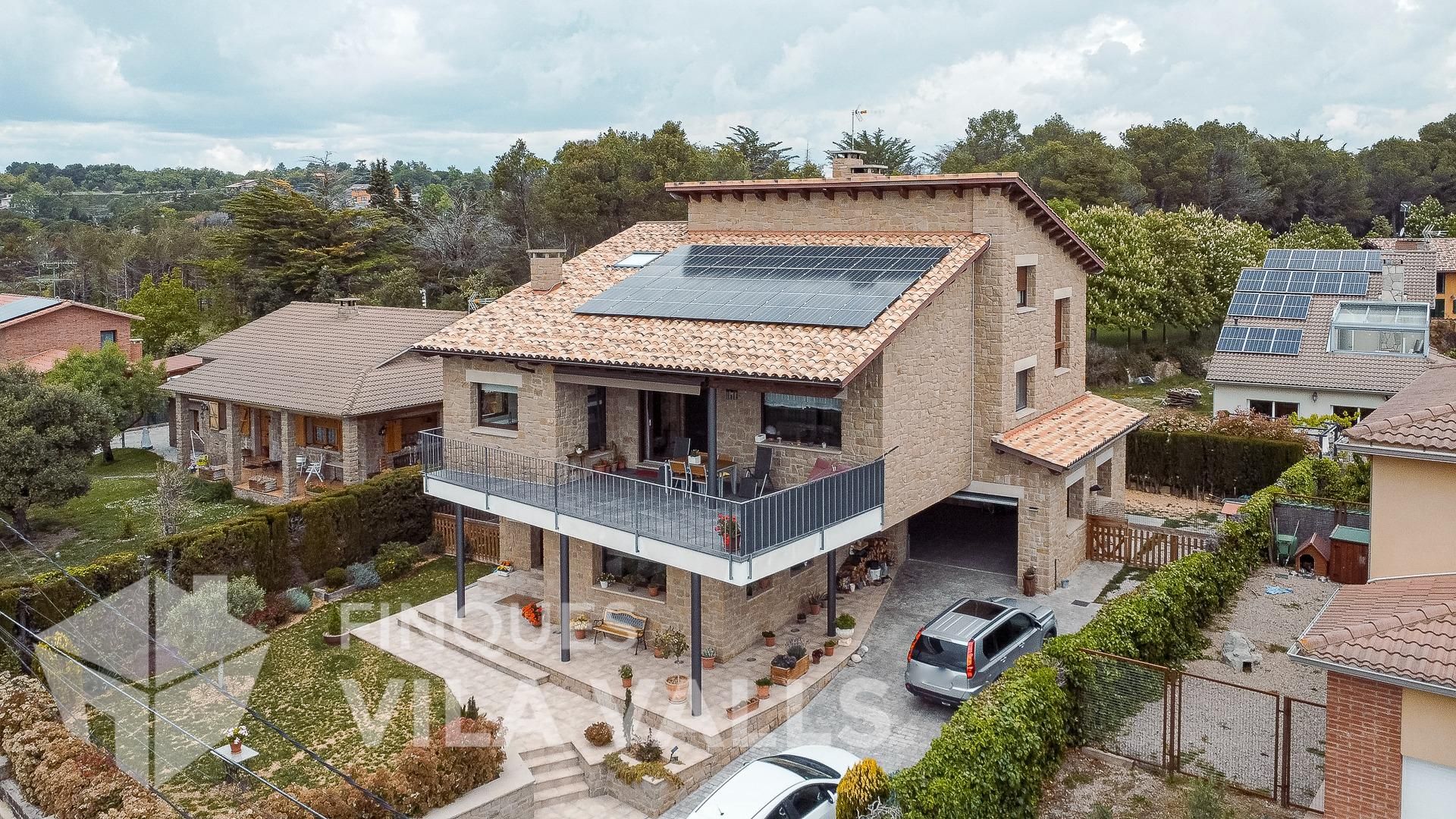 Vista exterior de Casa o chalet en venta en Moià con Aire acondicionado y Terraza