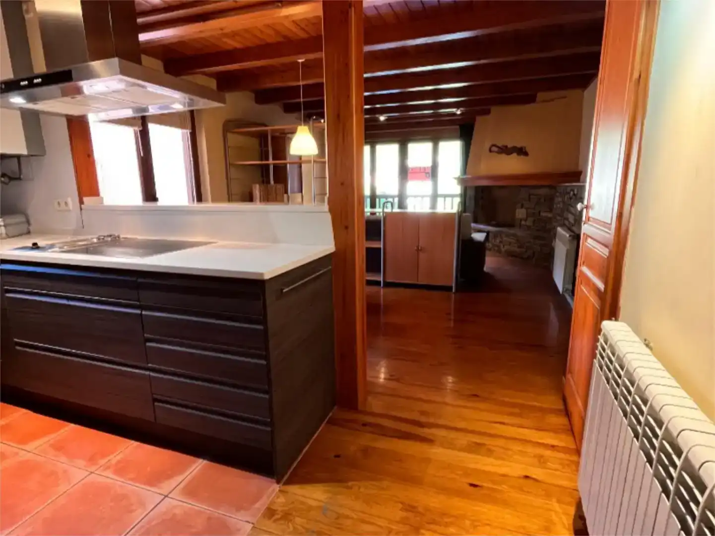 Cocina de Piso de alquiler en Naut Aran con Parquet, Trastero y Amueblado