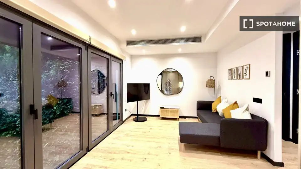 Living room of Apartments for share in Las Palmas de Gran Canaria  with Air Conditioner, Heating and Terrace