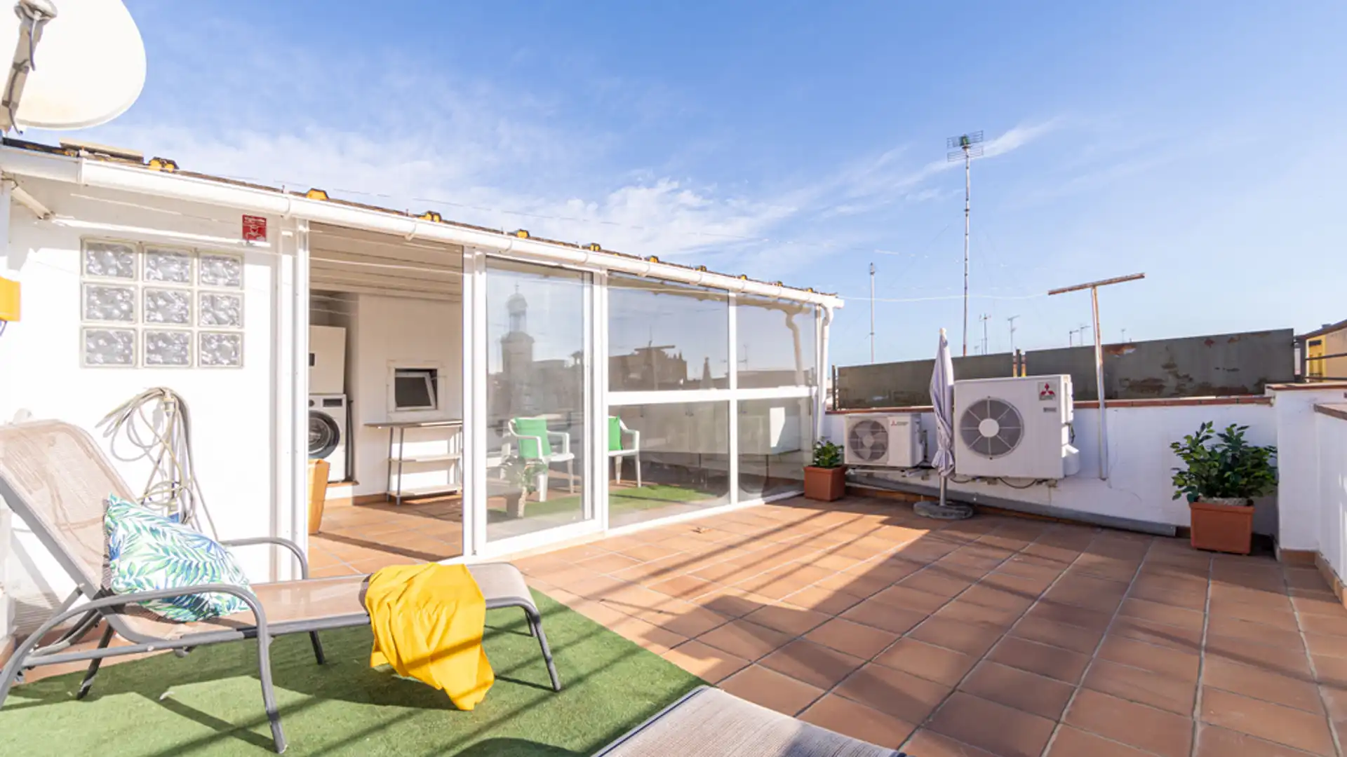 Terraza de Casa adosada en venta en Figueres con Aire acondicionado y Terraza