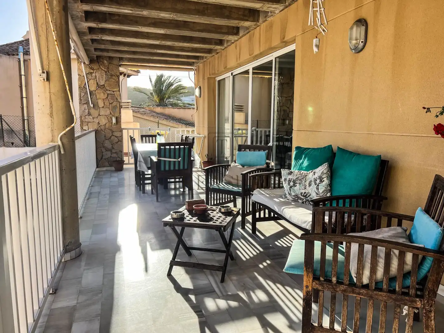 Terraza de Casa o chalet en venta en Cartagena con Aire acondicionado, Jardín privado y Terraza