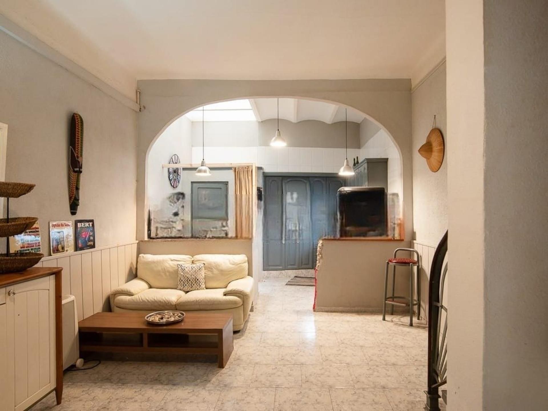 Sala d'estar de Casa adosada en venda en Benicarló amb Terrassa i Balcó