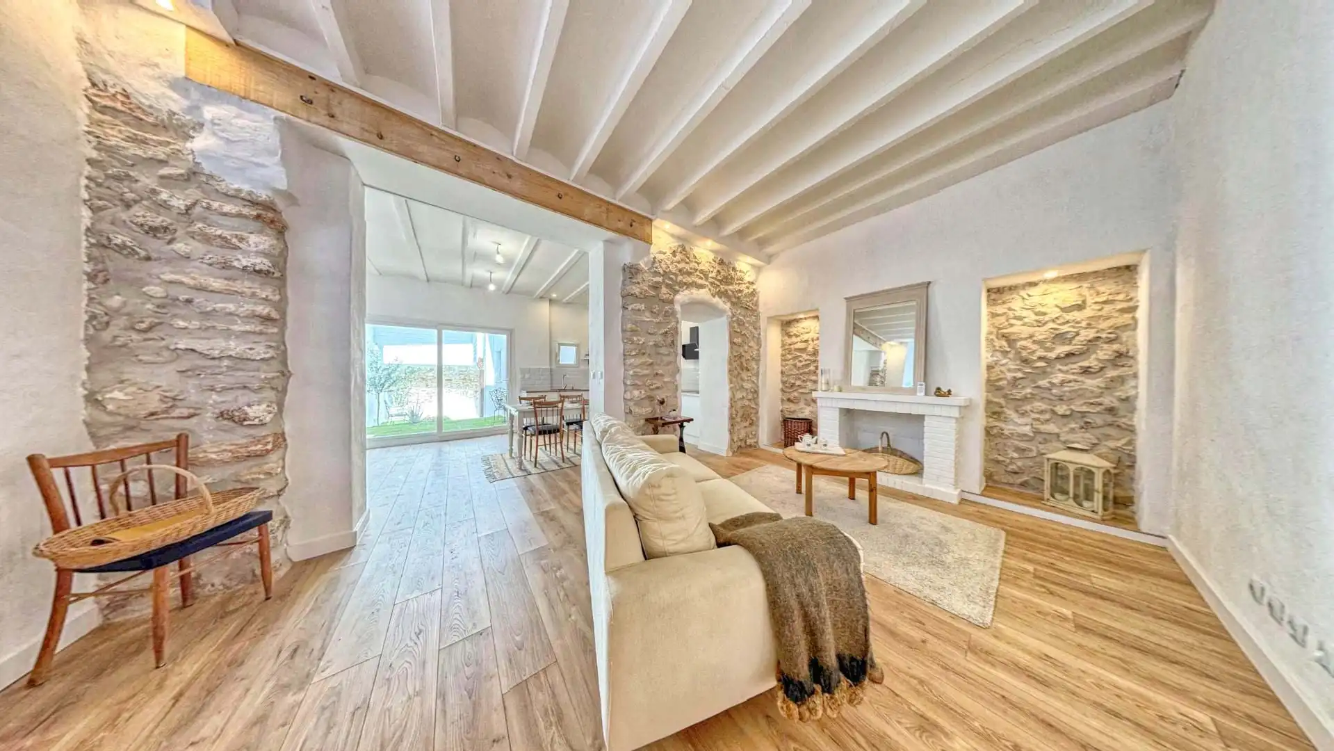 Sala de estar de Finca rústica en venta en Ondara con Aire acondicionado, Calefacción y Terraza