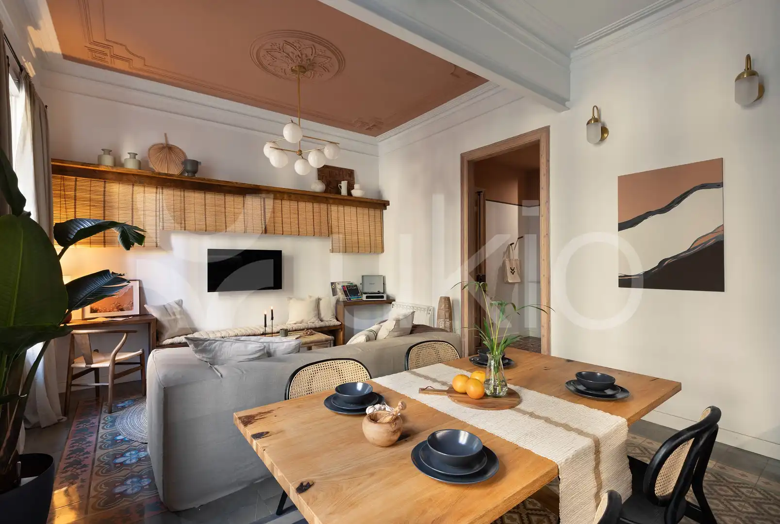 Apartamento con terraza en alquiler en Carrer de Roger de Llúria