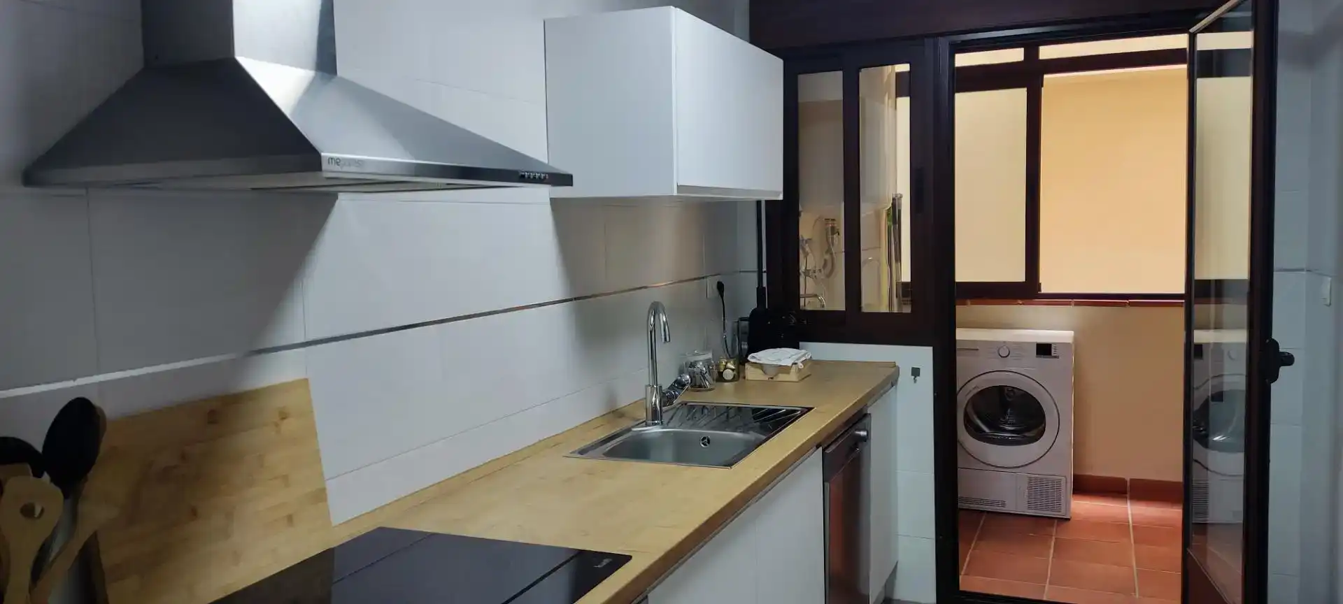 Küche von Wohnung zur Miete in Monachil mit Klimaanlage, Möbliert und Ofen